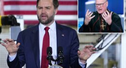 JD Vance says he was âtoo harshâ on US Catholic bishops